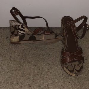 Coach wedges